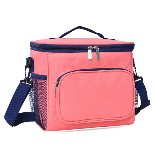 JMT-193098 Insulated Oxford Cloth Single-Shoulder Lunch Bag for Outdoor Picnics