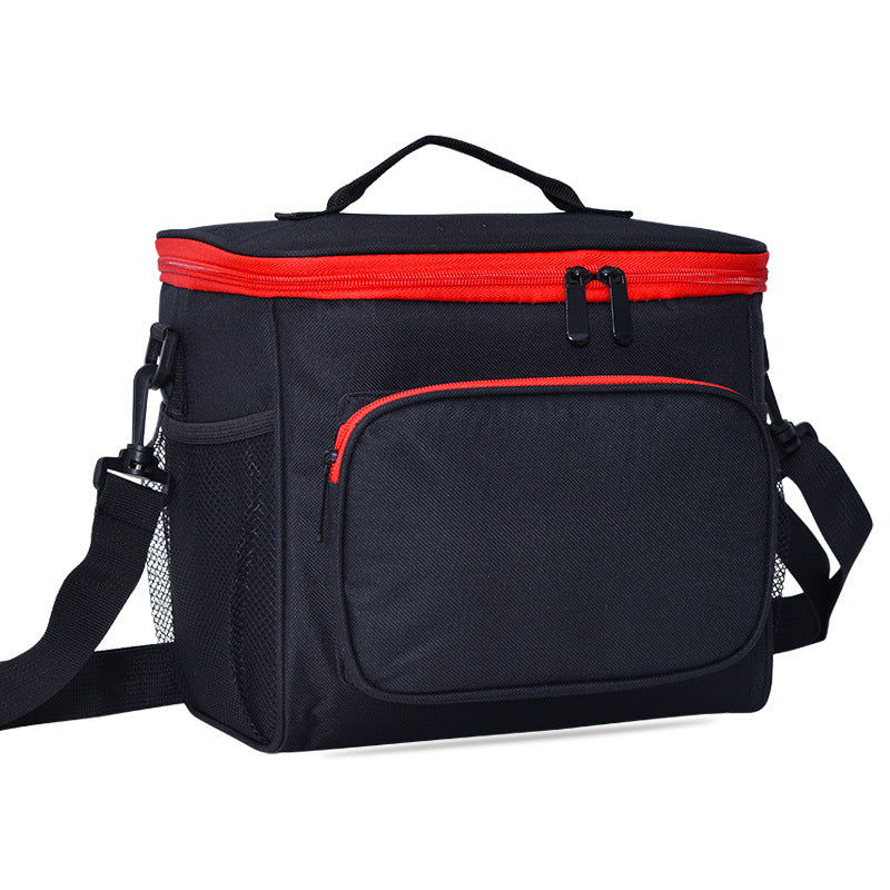 JMT-193098 Insulated Oxford Cloth Single-Shoulder Lunch Bag for Outdoor Picnics