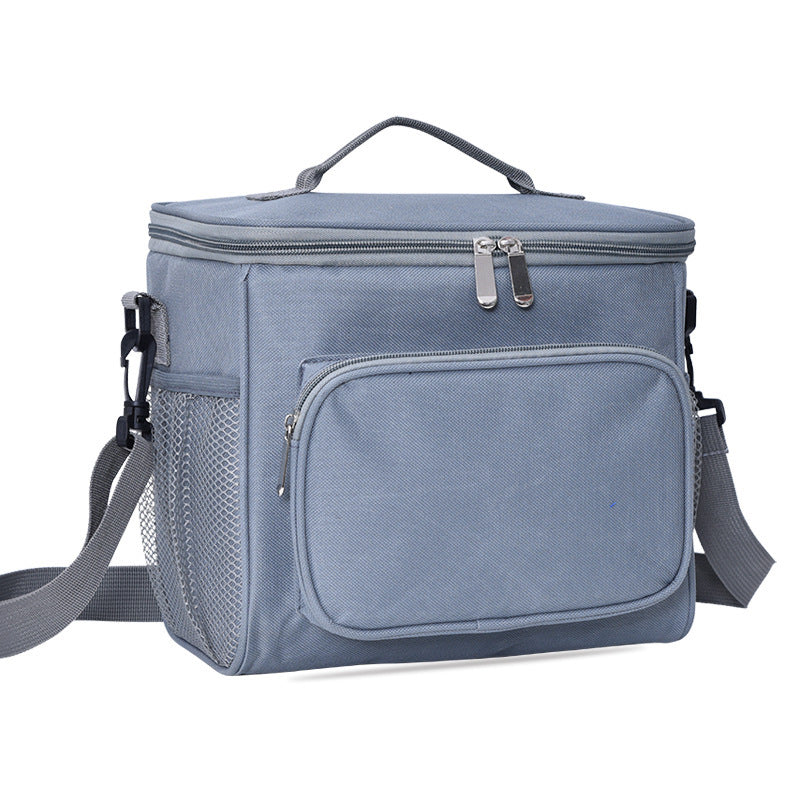 JMT-193098 Insulated Oxford Cloth Single-Shoulder Lunch Bag for Outdoor Picnics