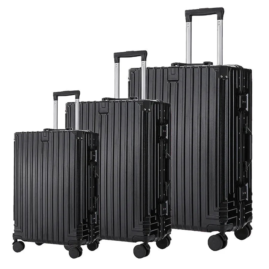 JMT-193290 Lightweight 4-Wheel Travel Suitcase Set, Durable Luggage for Easy Mobility