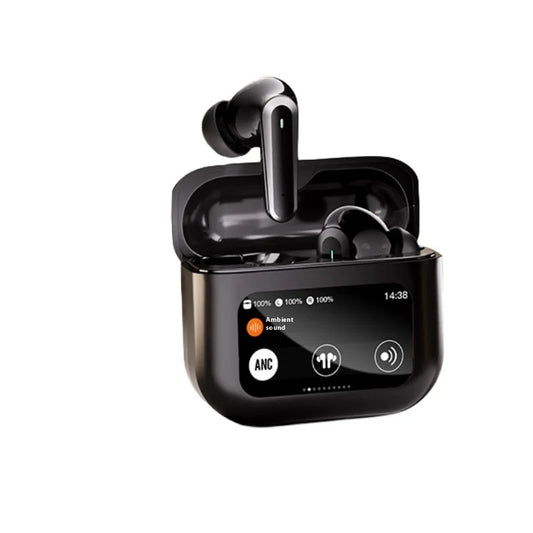 JMT-193418 Q30 Smart In-Ear Headset with LCD Screen, Binaural Noise Reduction, and Long Battery Life