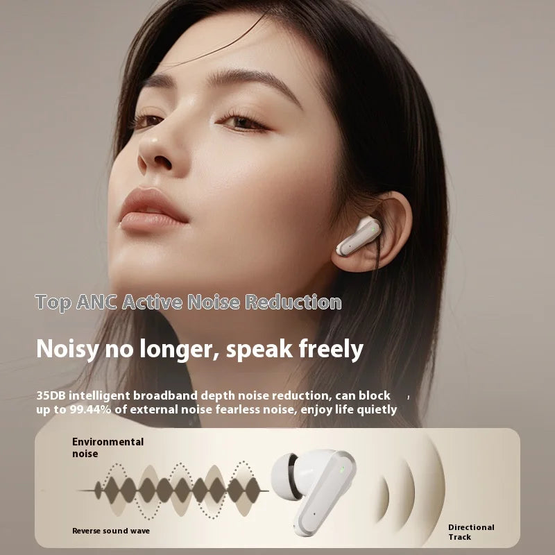 JMT-193418 Q30 Smart In-Ear Headset with LCD Screen, Binaural Noise Reduction, and Long Battery Life