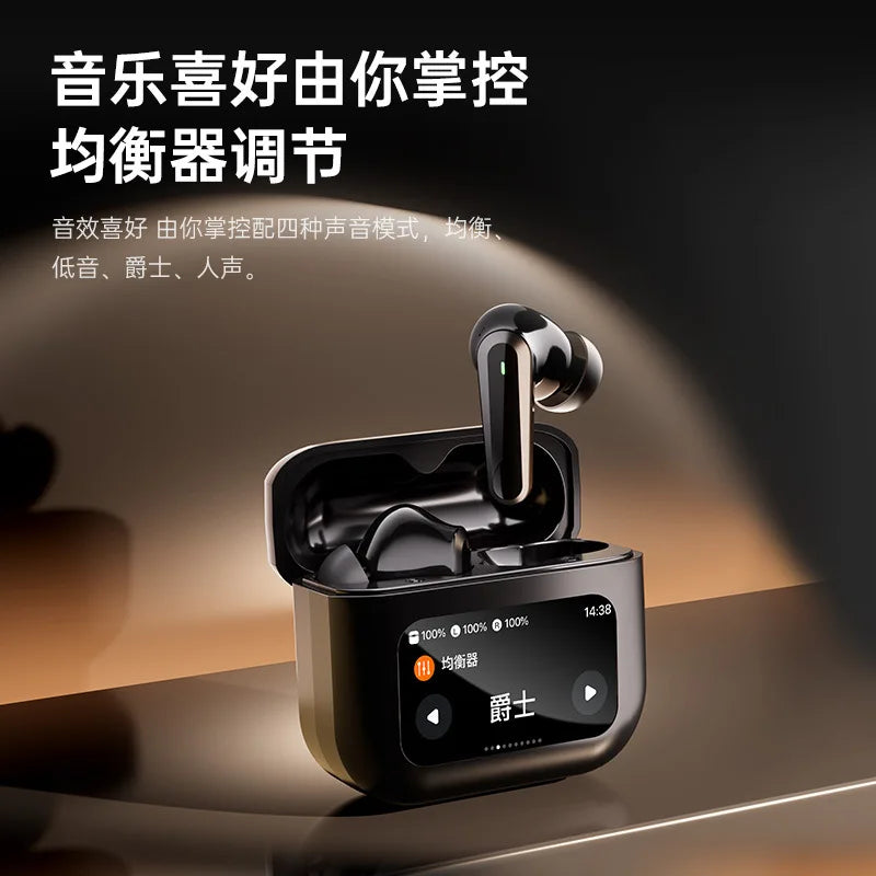 JMT-193418 Q30 Smart In-Ear Headset with LCD Screen, Binaural Noise Reduction, and Long Battery Life