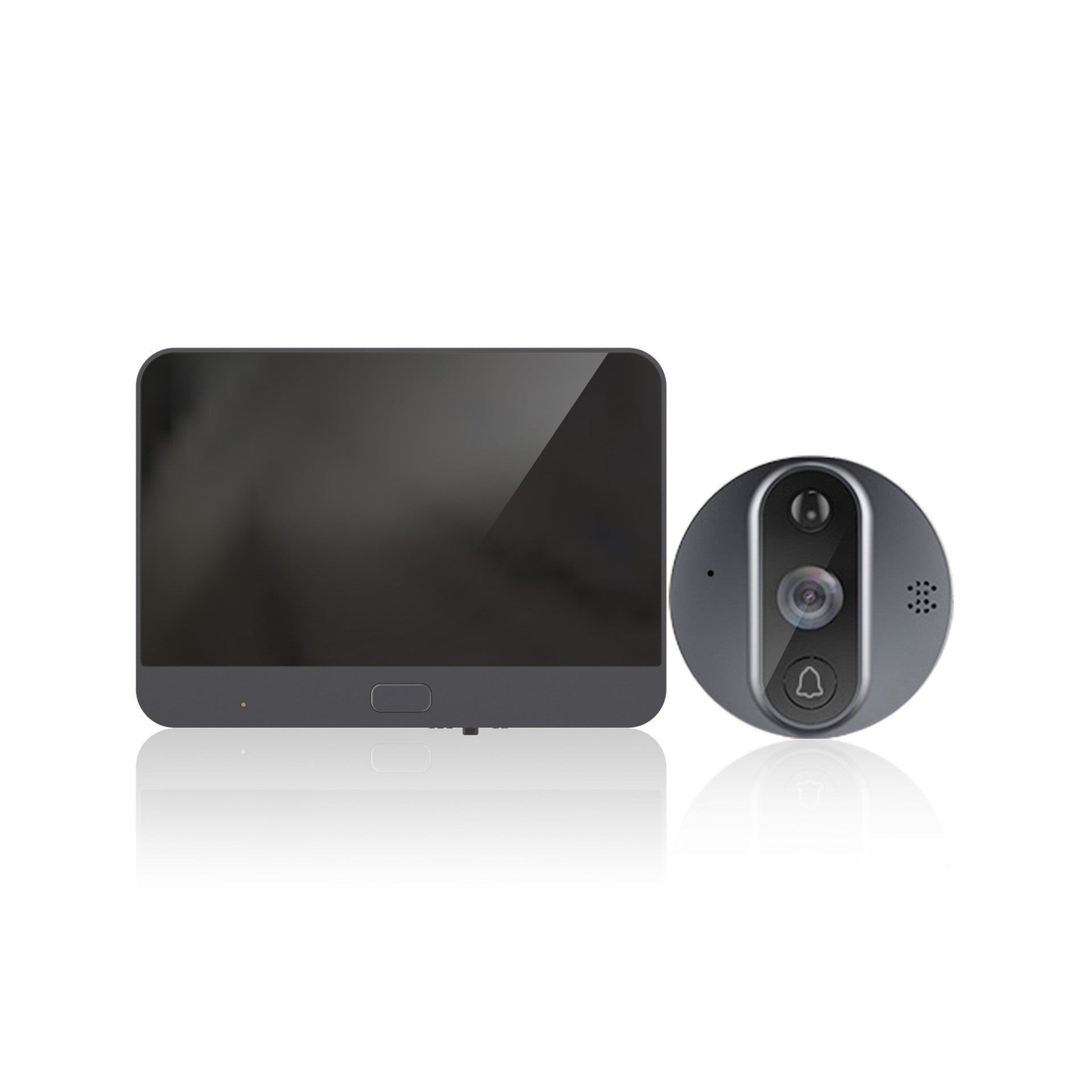 JMT-193482 Smart WiFi Visual Peephole Doorbell with Electronic Display