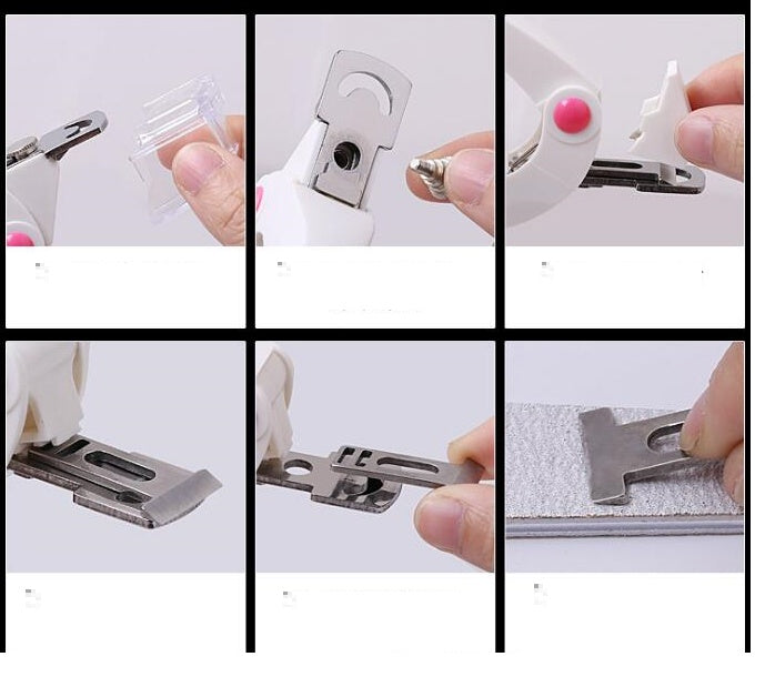 JMT-193546 Nail Art Scissors for Accurate Edge Cutting of False and Natural Nails