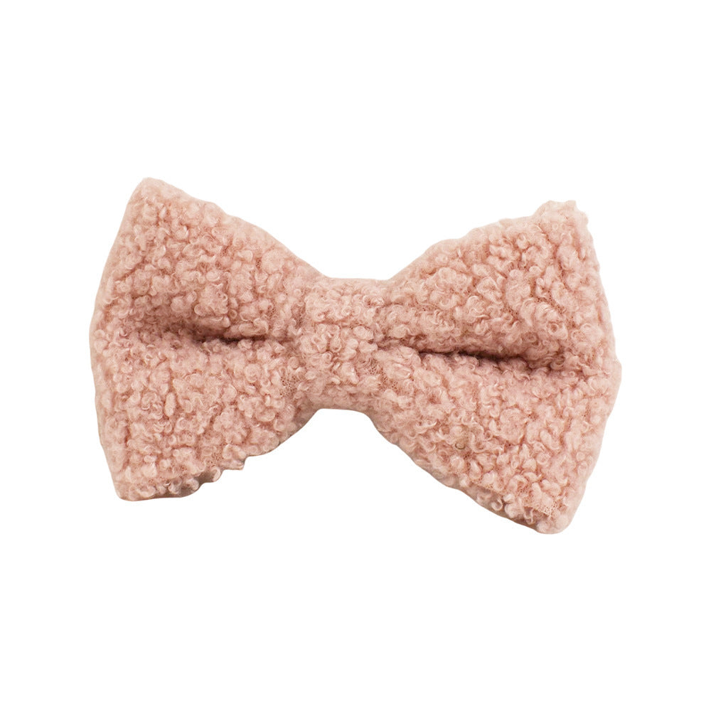 JMT-193738 Three-Piece Set: Fabric Dog Collar with Leash and Bow Accessories