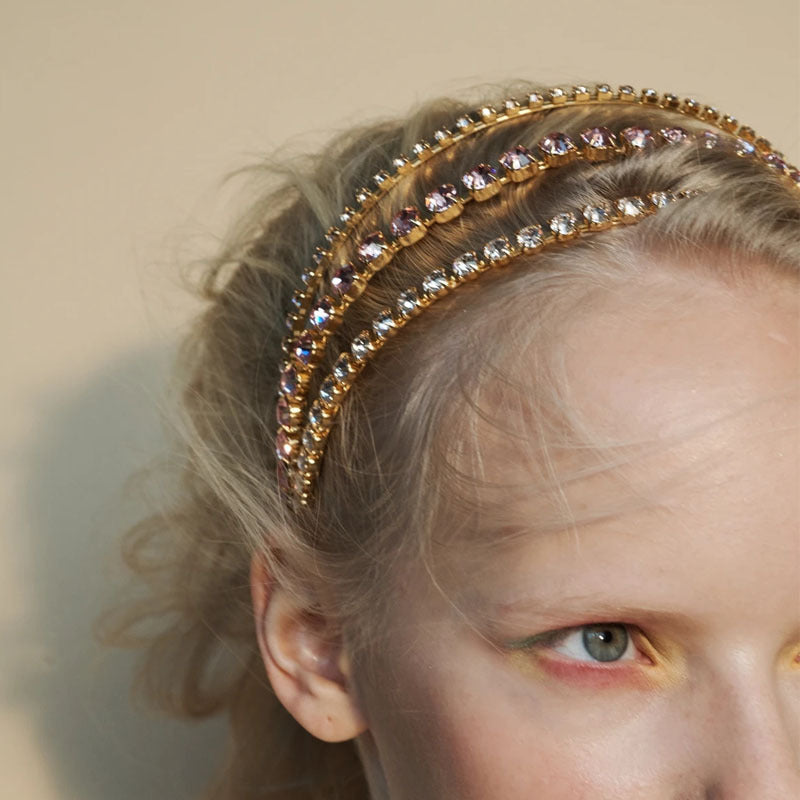 JMT-193930 Geometric Alloy Diamond Fairy Headwear for Women