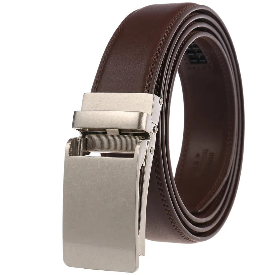 JMT-193994 Men's Wear-resistant Automatic Buckle Belt - Versatile Design for Everyday Use