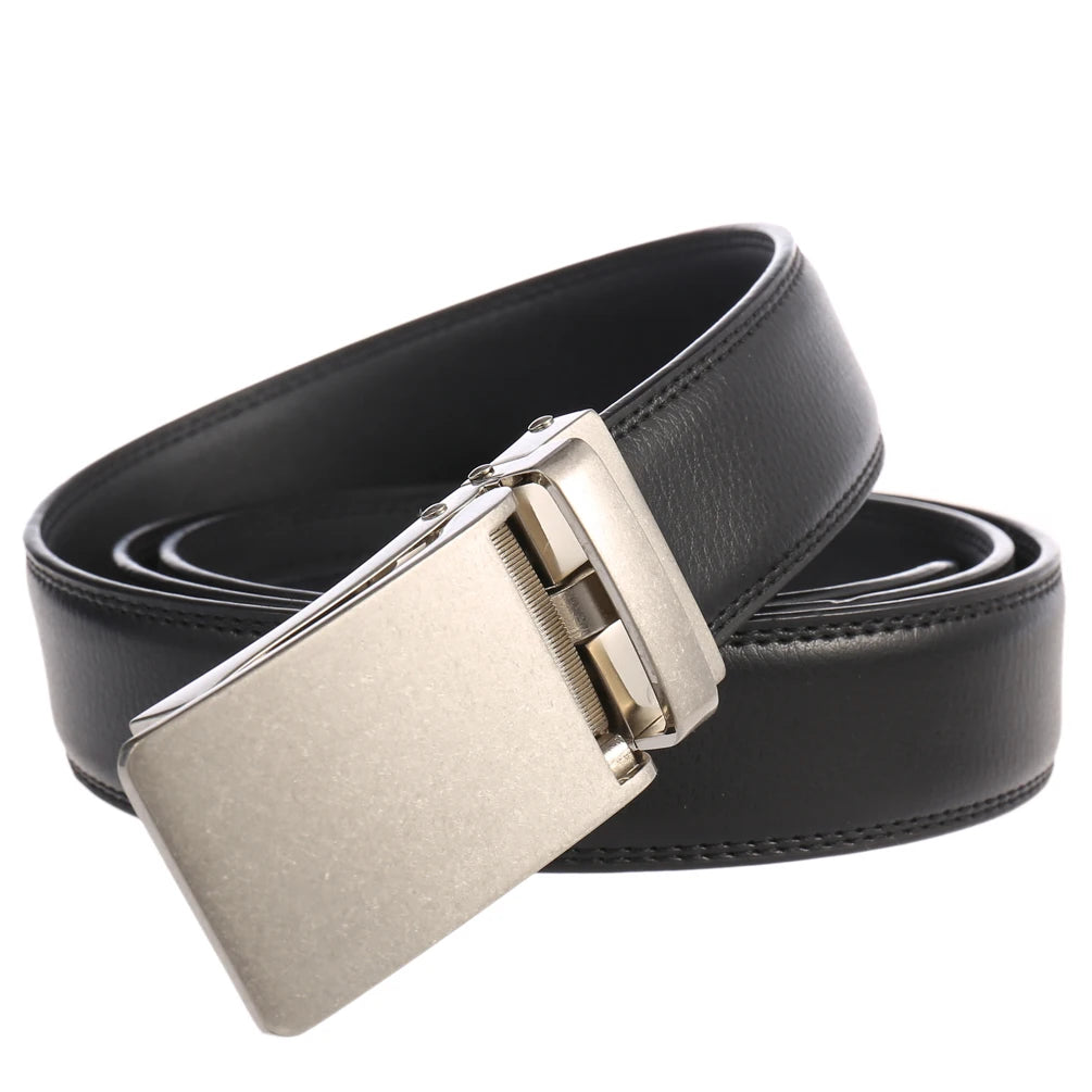 JMT-193994 Men's Wear-resistant Automatic Buckle Belt - Versatile Design for Everyday Use