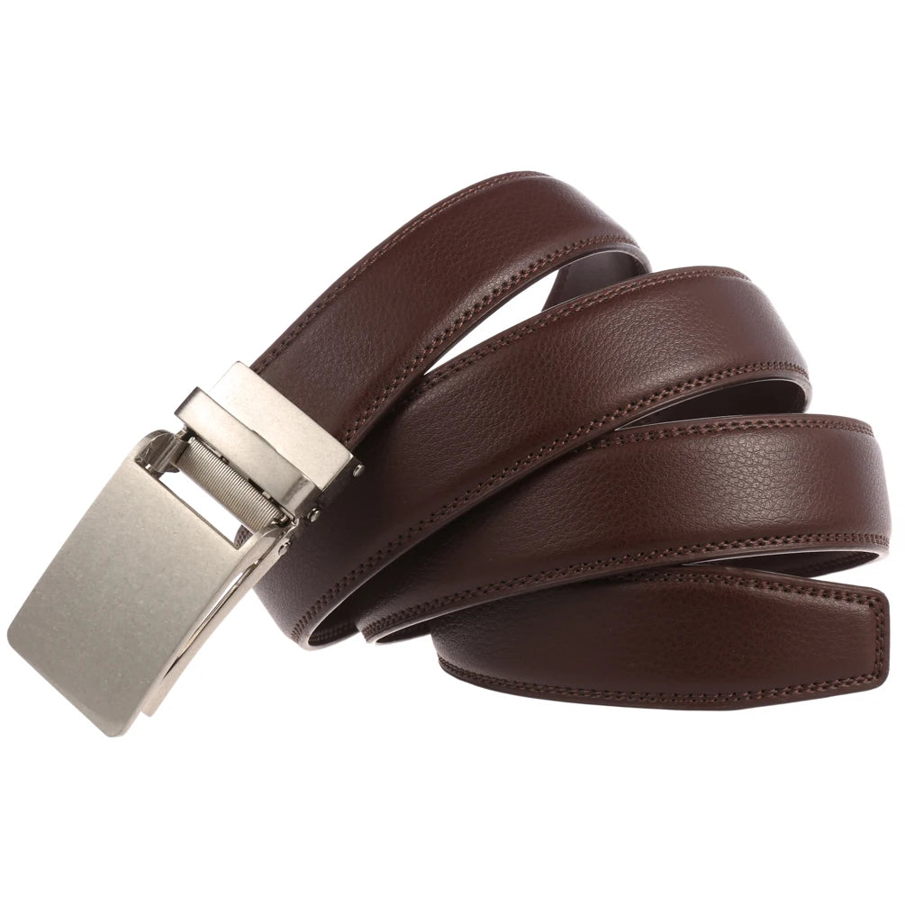 JMT-193994 Men's Wear-resistant Automatic Buckle Belt - Versatile Design for Everyday Use