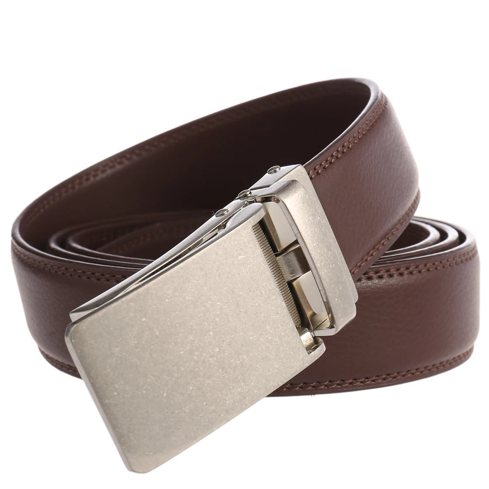 JMT-193994 Men's Wear-resistant Automatic Buckle Belt - Versatile Design for Everyday Use