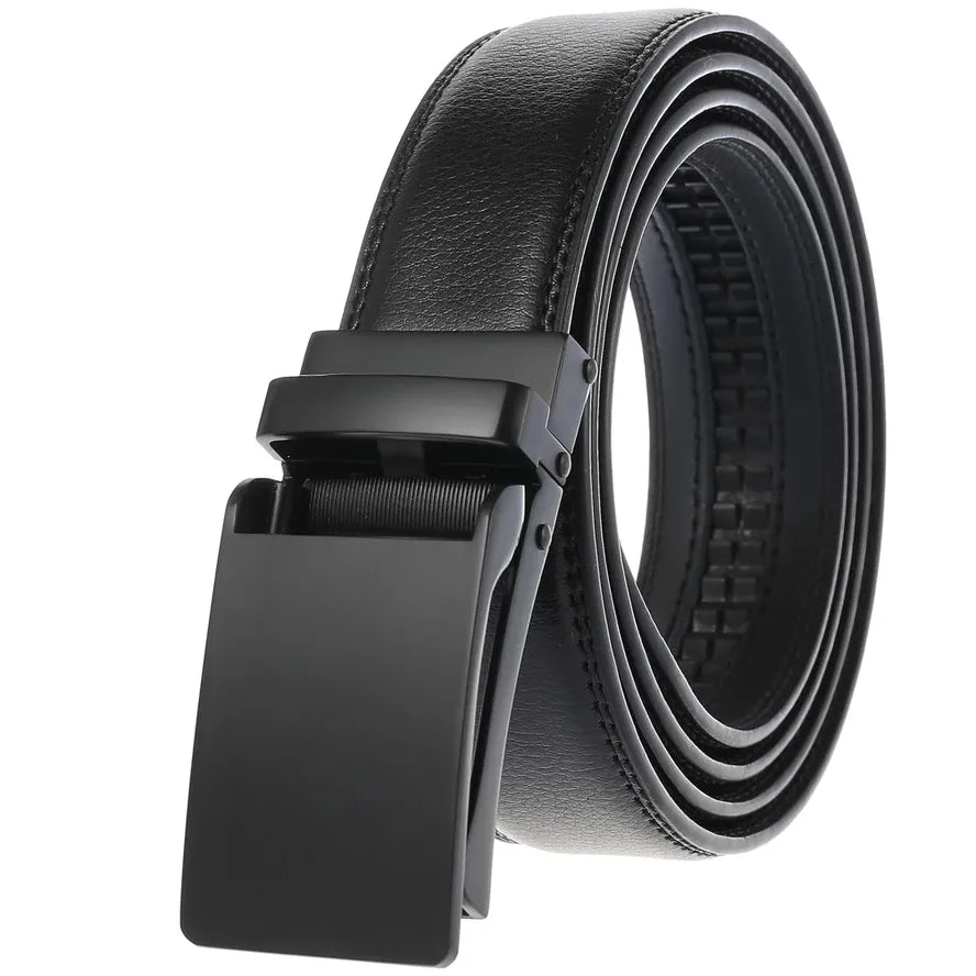 JMT-193994 Men's Wear-resistant Automatic Buckle Belt - Versatile Design for Everyday Use