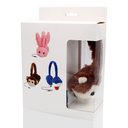 JMT-194058 Kids Cartoon Animal Noise Cancelling Stereo Headphones with Volume Limiting Technology