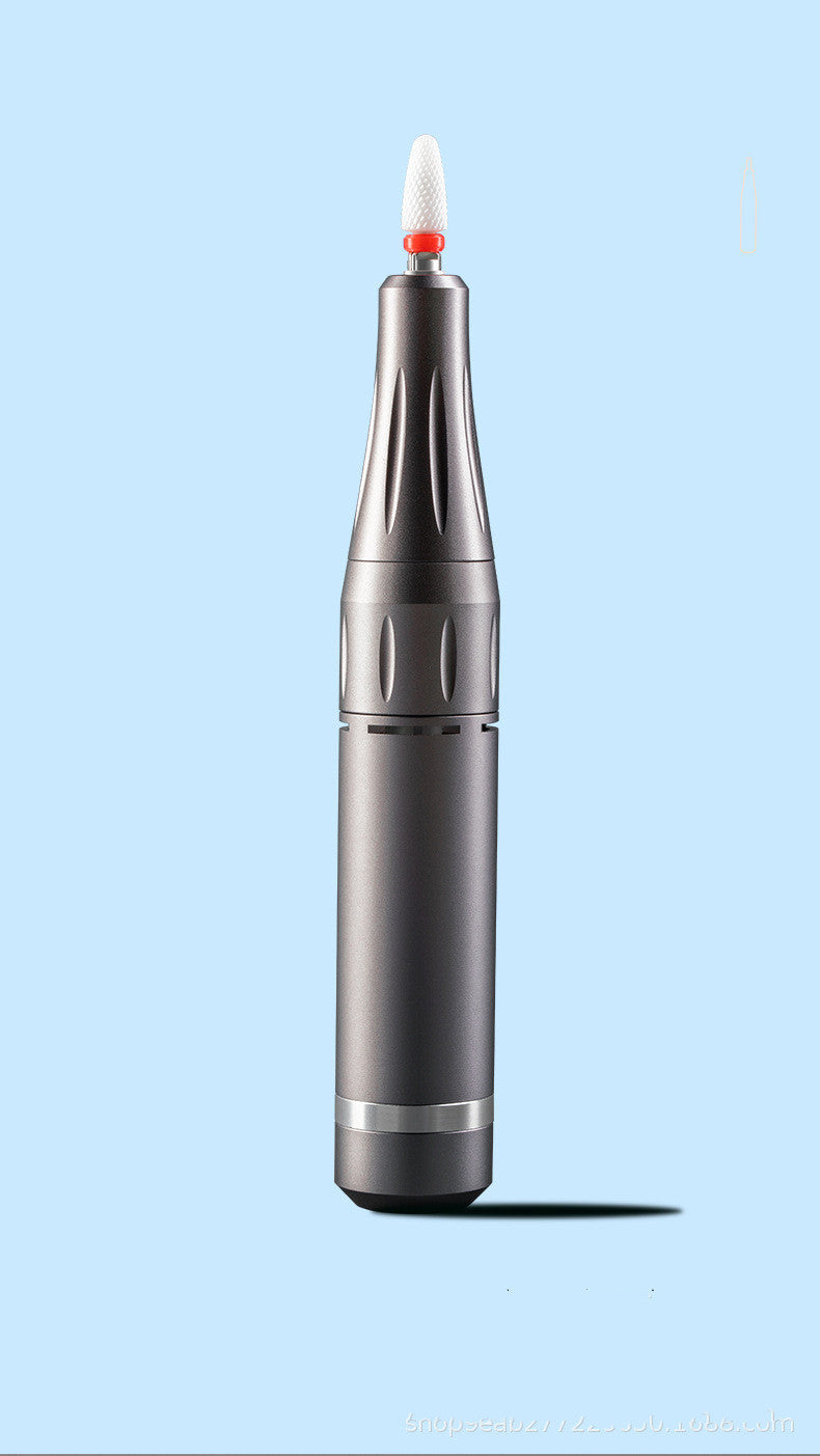 JMT-194186 Electric Nail Polisher with USB Charging, 35000RPM Speed, Portable Design in Galaxy Silver, Space Gray, and Classic Black