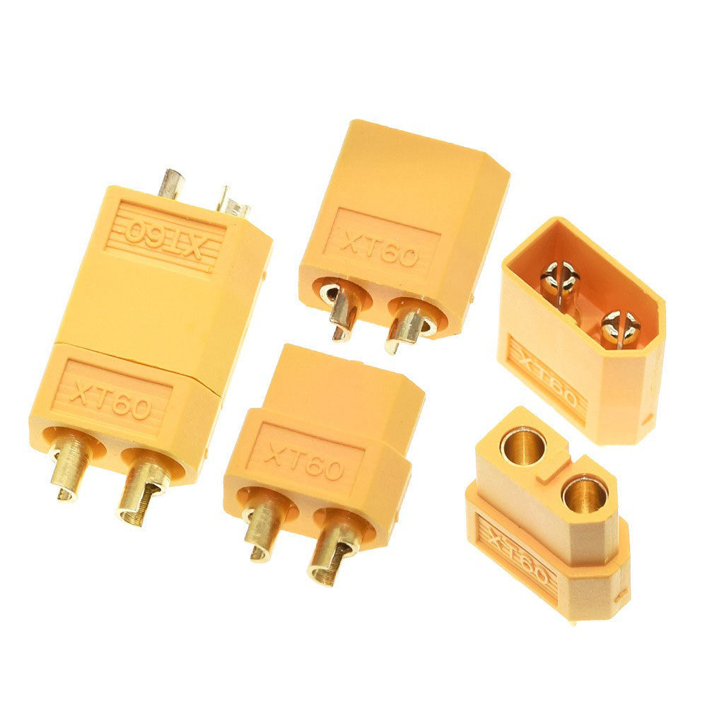 JMT-194570 XT30U Male and Female Connector Set for High Current Lithium Battery Applications