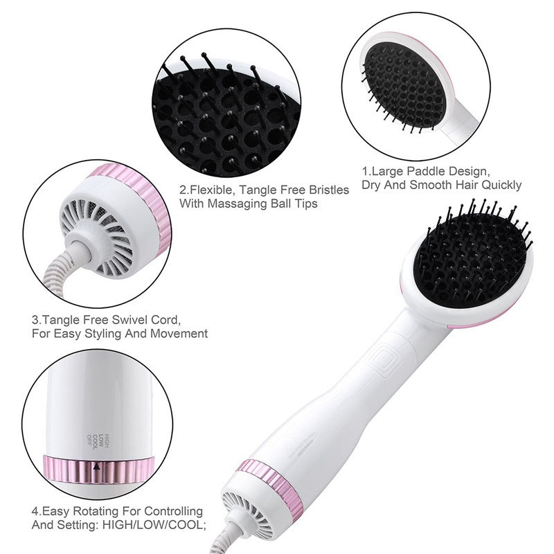 JMT-194634 Multifunctional Hair Dryer and Straightening Comb for Pets - Hot & Cold Air with Noise Reduction and Overheat Protection