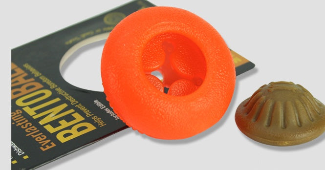 JMT-194698 Satsuma Bite-Resistant Dog Puzzle Toy with Food Dispensing Feature - Available in Three Sizes