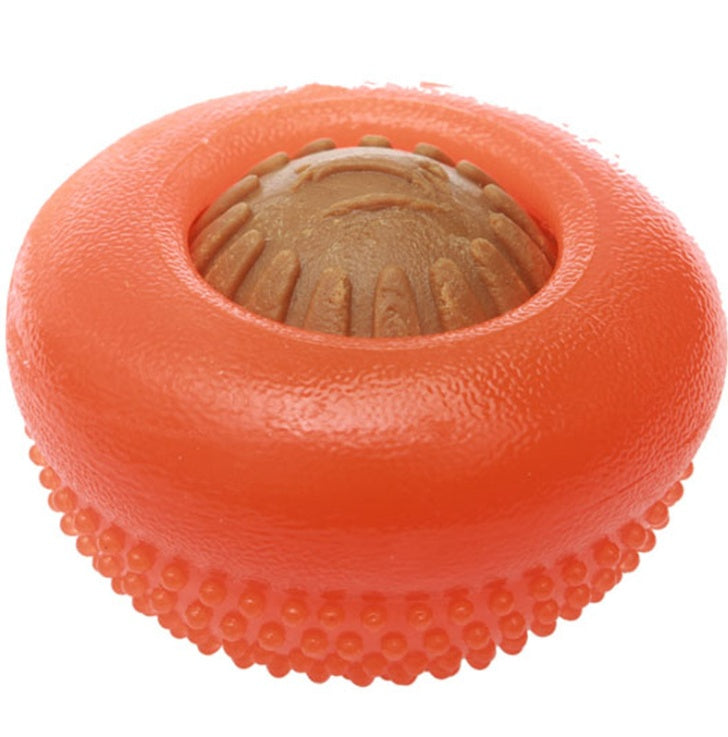 JMT-194698 Satsuma Bite-Resistant Dog Puzzle Toy with Food Dispensing Feature - Available in Three Sizes