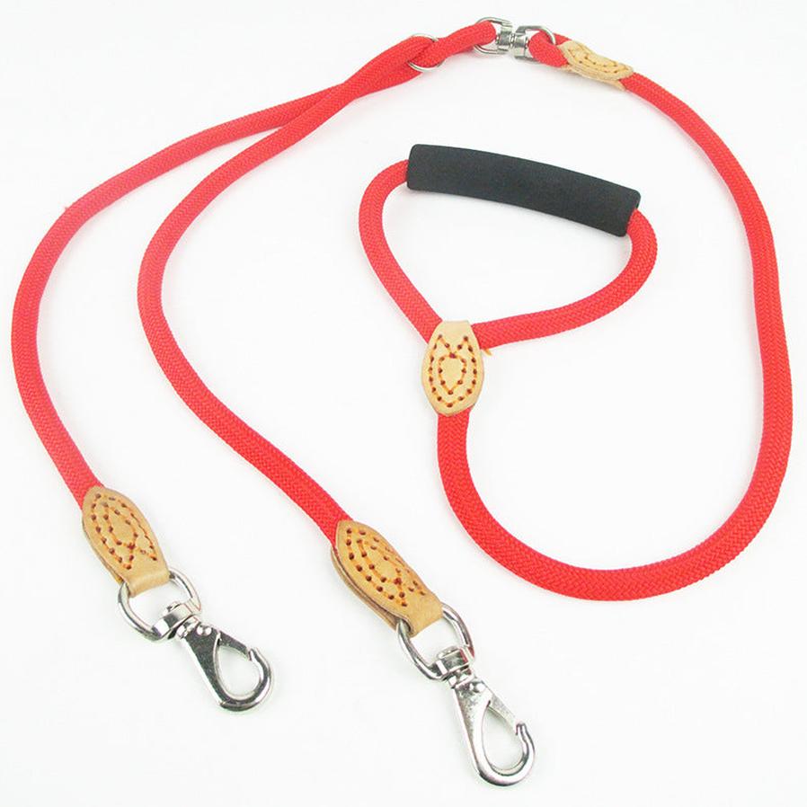 JMT-194890 Durable Anti-Winding Nylon Dog Leash with Foam Handle, 1.2m Length