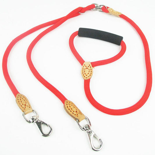 JMT-194890 Durable Anti-Winding Nylon Dog Leash with Foam Handle, 1.2m Length