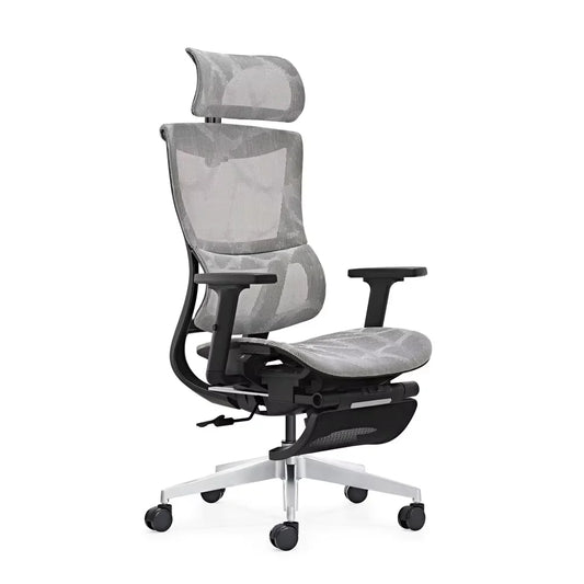 JMT-195146 Ergonomic High Back Office Chair with Lumbar Support and Footrest for Home and Executive Use