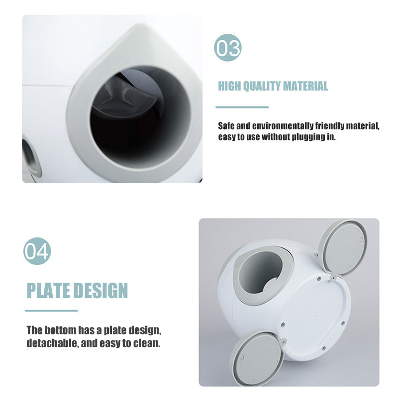 JMT-195210 Interactive Tennis Food Reward Dispenser - Durable Plastic Biting Toy