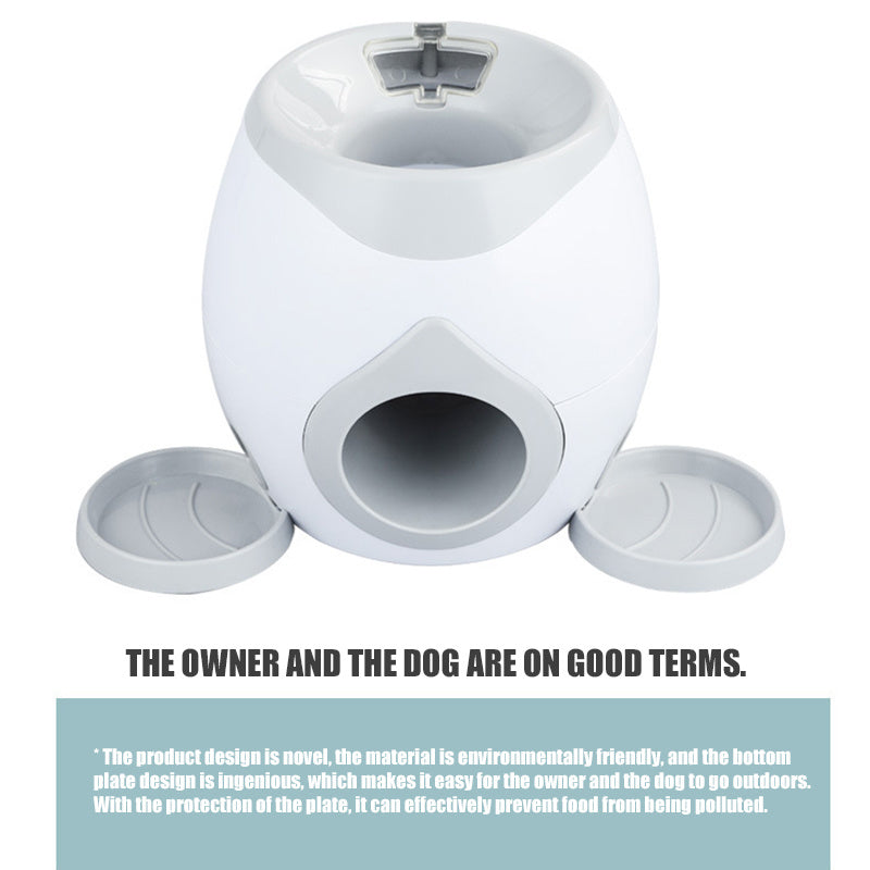 JMT-195210 Interactive Tennis Food Reward Dispenser - Durable Plastic Biting Toy