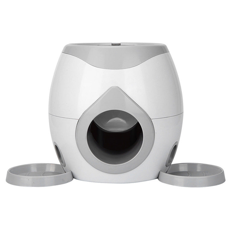 JMT-195210 Interactive Tennis Food Reward Dispenser - Durable Plastic Biting Toy