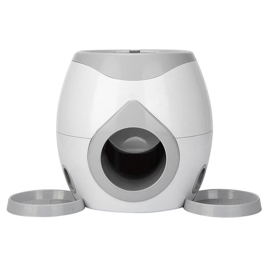 JMT-195210 Interactive Tennis Food Reward Dispenser - Durable Plastic Biting Toy