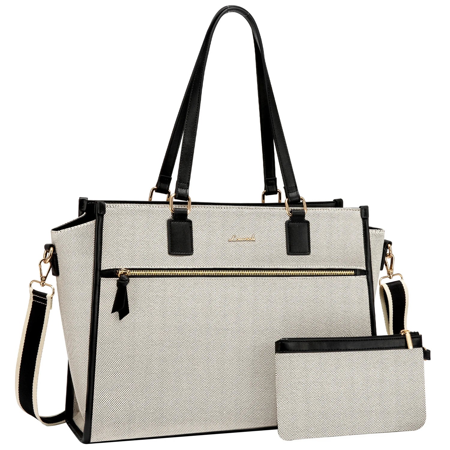 JMT-195274 15.6-Inch Women’s Casual Sports Laptop Tote Bag - Versatile Shoulder and Crossbody Style for Office, School, and Travel