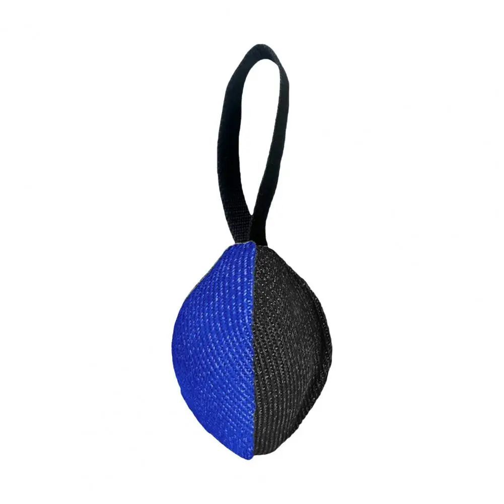 JMT-195530 Durable French Linen Tug Toy with T-Shaped Pull Tab for Dog Training and Agility Development