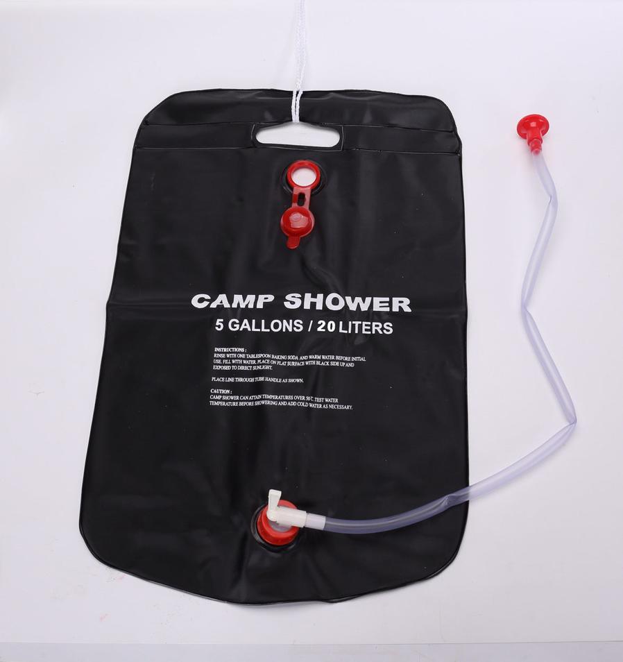 JMT-195594 Portable PVC Outdoor Camping Shower Water Bag for Travel Use