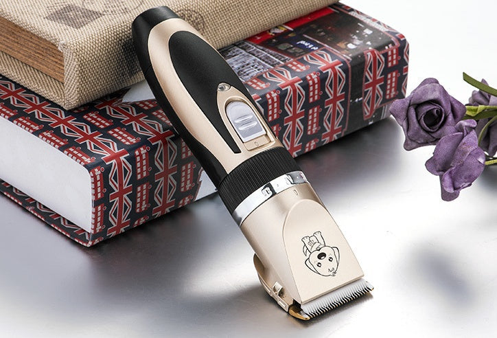 JMT-195786 Professional Pet Dog and Cat Grooming Clippers with Adjustable Titanium Ceramic Blades and USB Charging