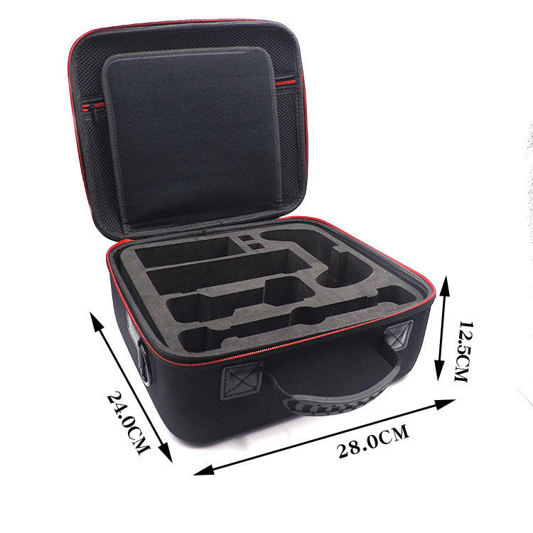 JMT-196042 Large EVA Storage Bag for Game Console Accessories - Black, Ideal for Organizing Controllers and Cables