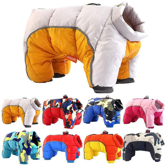 JMT-196170 Warm Down Jacket for Dogs - Thick Cotton Coat in Multiple Colors and Sizes