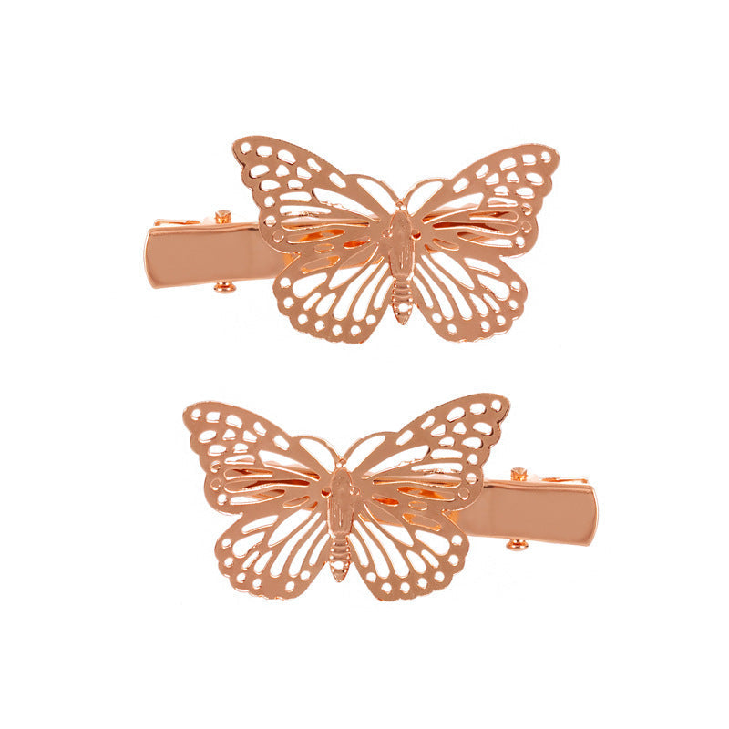 JMT-196234 Three-Dimensional Butterfly Bow Hairpin in 18K Electroplated Metal