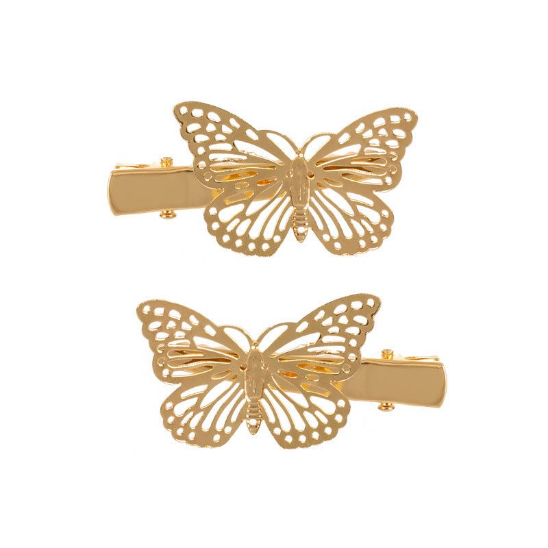 JMT-196234 Three-Dimensional Butterfly Bow Hairpin in 18K Electroplated Metal