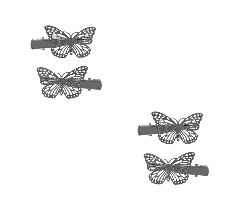 JMT-196234 Three-Dimensional Butterfly Bow Hairpin in 18K Electroplated Metal