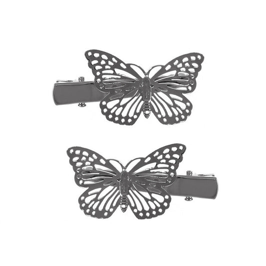 JMT-196234 Three-Dimensional Butterfly Bow Hairpin in 18K Electroplated Metal