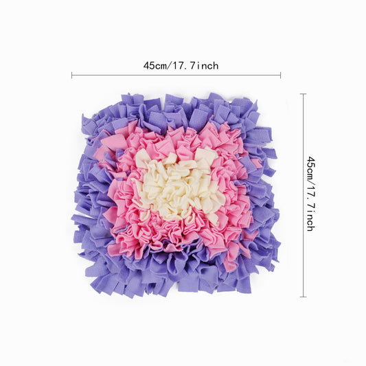 JMT-196682 Classic Pet Sniffing Mat for Training and Choking Prevention - 45cm x 45cm, Customizable Color