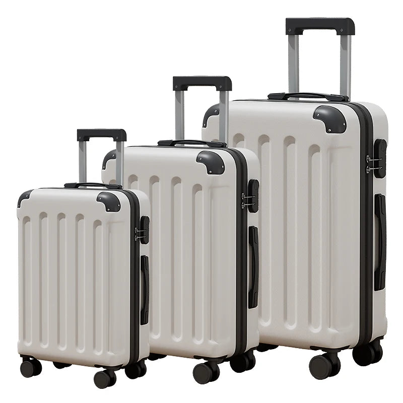 JMT-196746 3-Piece Soft Shell Travel Luggage Set with Carry-On Suitcase