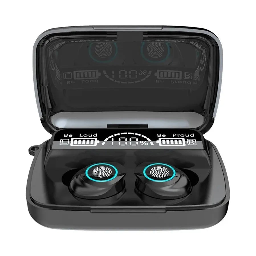 JMT-196874 M17 TWS Wireless Headphones with Touch Control, 9D Stereo Sound, Waterproof Earbuds for Sports and Daily Use