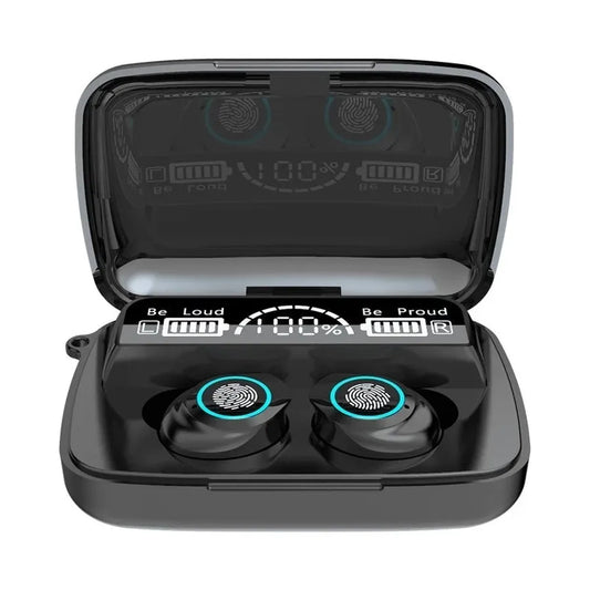 JMT-196874 M17 TWS Wireless Headphones with Touch Control, 9D Stereo Sound, Waterproof Earbuds for Sports and Daily Use