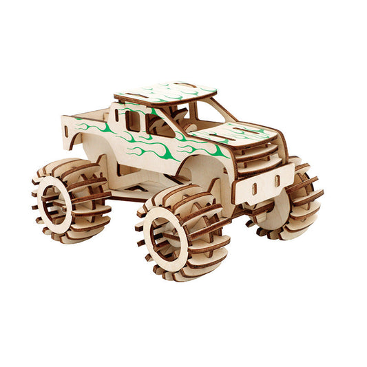 JMT-196874 Wooden 3D Car Simulation Puzzle Model for Children Ages 7-14 - Variety of Designs Available