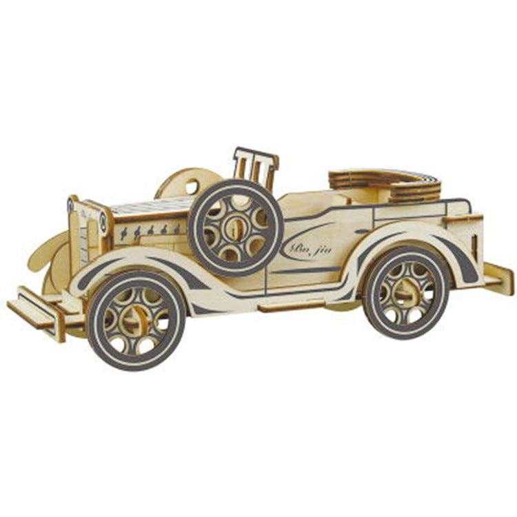 JMT-196874 Wooden 3D Car Simulation Puzzle Model for Children Ages 7-14 - Variety of Designs Available