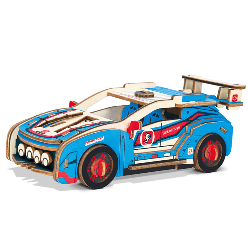 JMT-196874 Wooden 3D Car Simulation Puzzle Model for Children Ages 7-14 - Variety of Designs Available