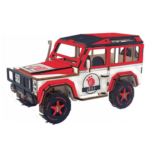 JMT-196874 Wooden 3D Car Simulation Puzzle Model for Children Ages 7-14 - Variety of Designs Available