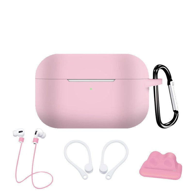 JMT-197194 Silicone AirPods Pro Case Set with Anti-Lost Features and Straps