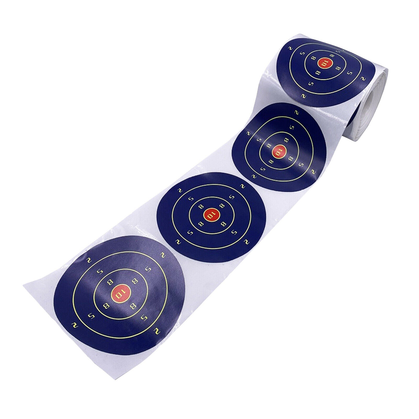 JMT-197322 Splash-Color Target Stickers for Shooting Practice - Self-Adhesive, 200 Sheets per Roll, 10cm Diameter