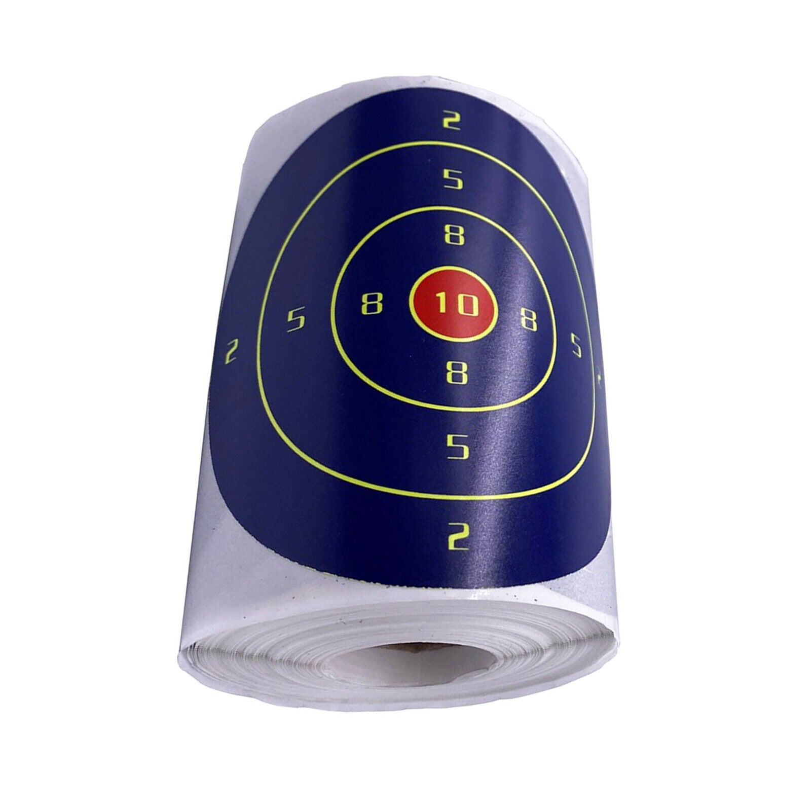 JMT-197322 Splash-Color Target Stickers for Shooting Practice - Self-Adhesive, 200 Sheets per Roll, 10cm Diameter